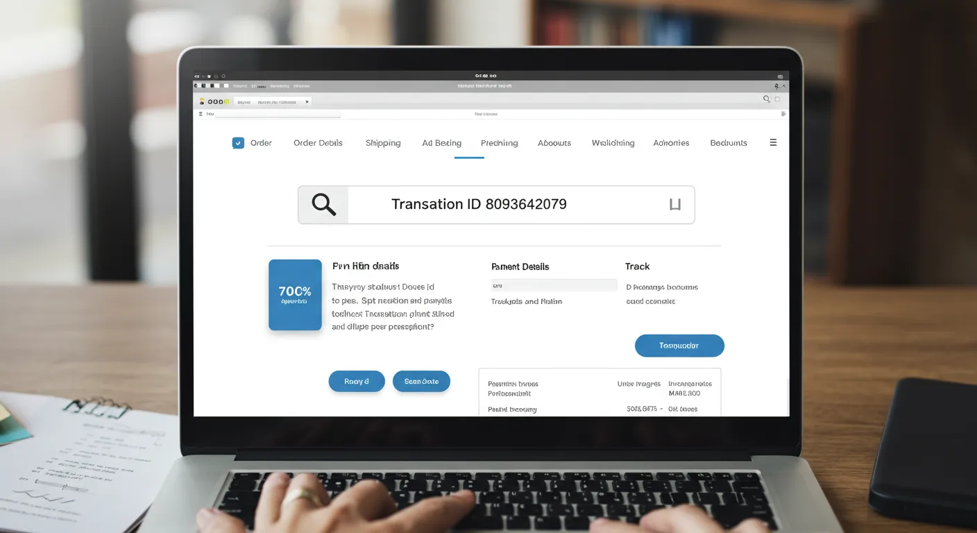How to Track Your Payment Using a Transaction ID 8093642079