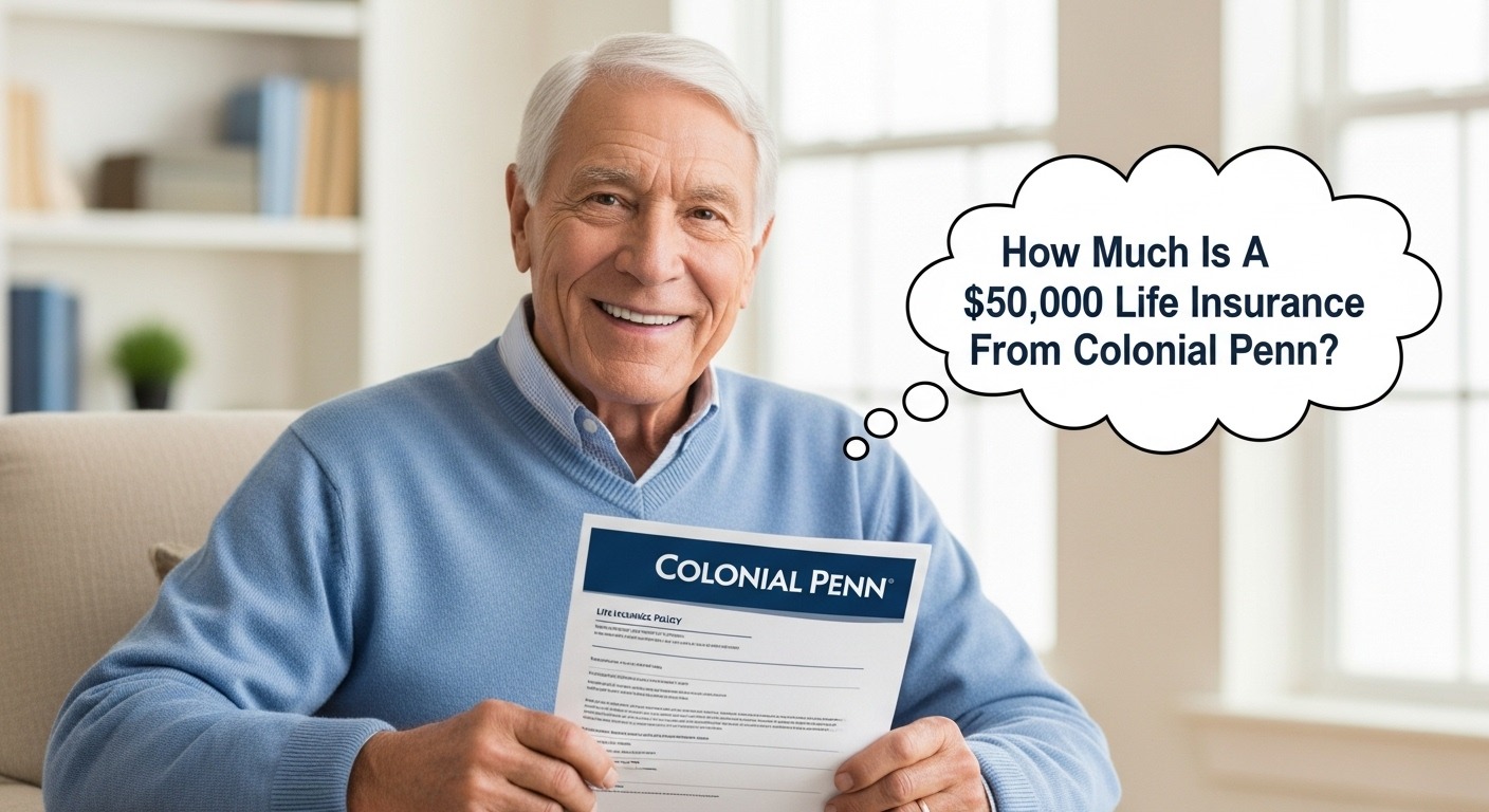 How Much Is A $50000 Life Insurance From Colonial Penn? Age-Based Rates
