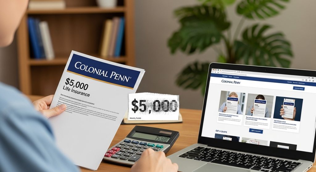 how much is a $50000 life insurance from colonial penn